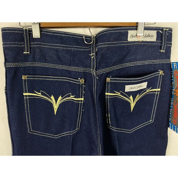 NWT Black Stallion Mens Blue Denim Jeans Size 36x34 - Picture 1 of 9
